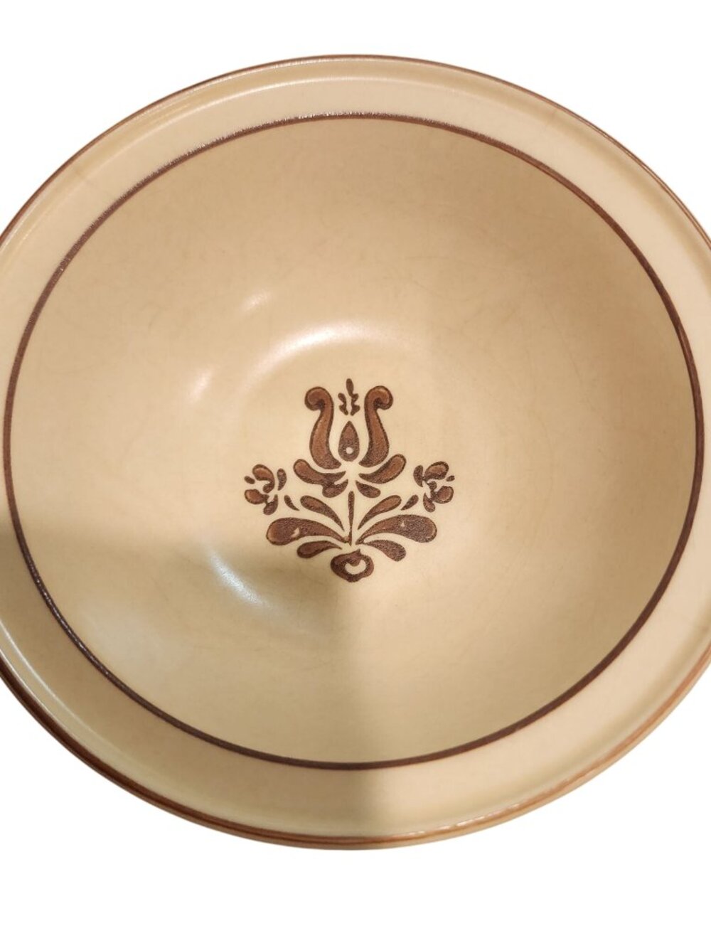 Vintage Pfaltzgraff Village Soup or Cereal Bowls, Set of 2 6 1/8" Diameter